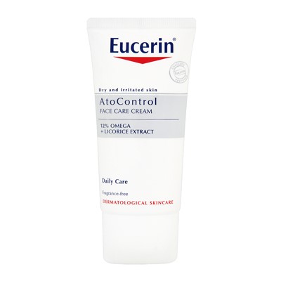 Kem dưỡng da mặt giảm viêm ngứa Eucerin AtoControl Face Cream 50ml của Đức – Làm dịu mát tức thì da viêm ngứa, mẩn đỏ lý tưởng cho làn da khô, da kích ứng-hibeauty