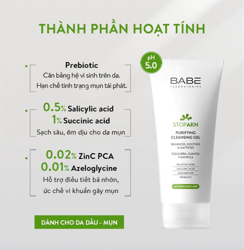 BABÉ Stop AKN Purifying Cleansing Gel (1)