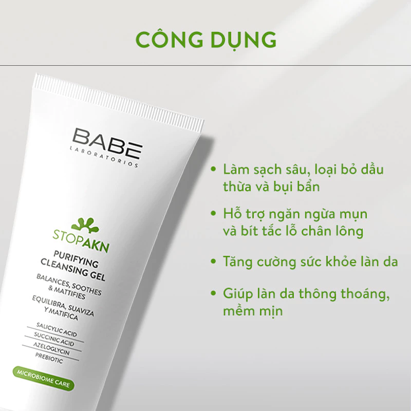 BABÉ Stop AKN Purifying Cleansing Gel (2)