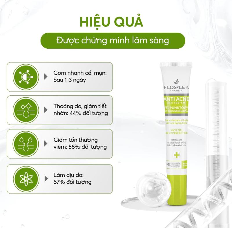 Floslek Anti Acne Acne 24h System Spot Gel For Imperfections (1)