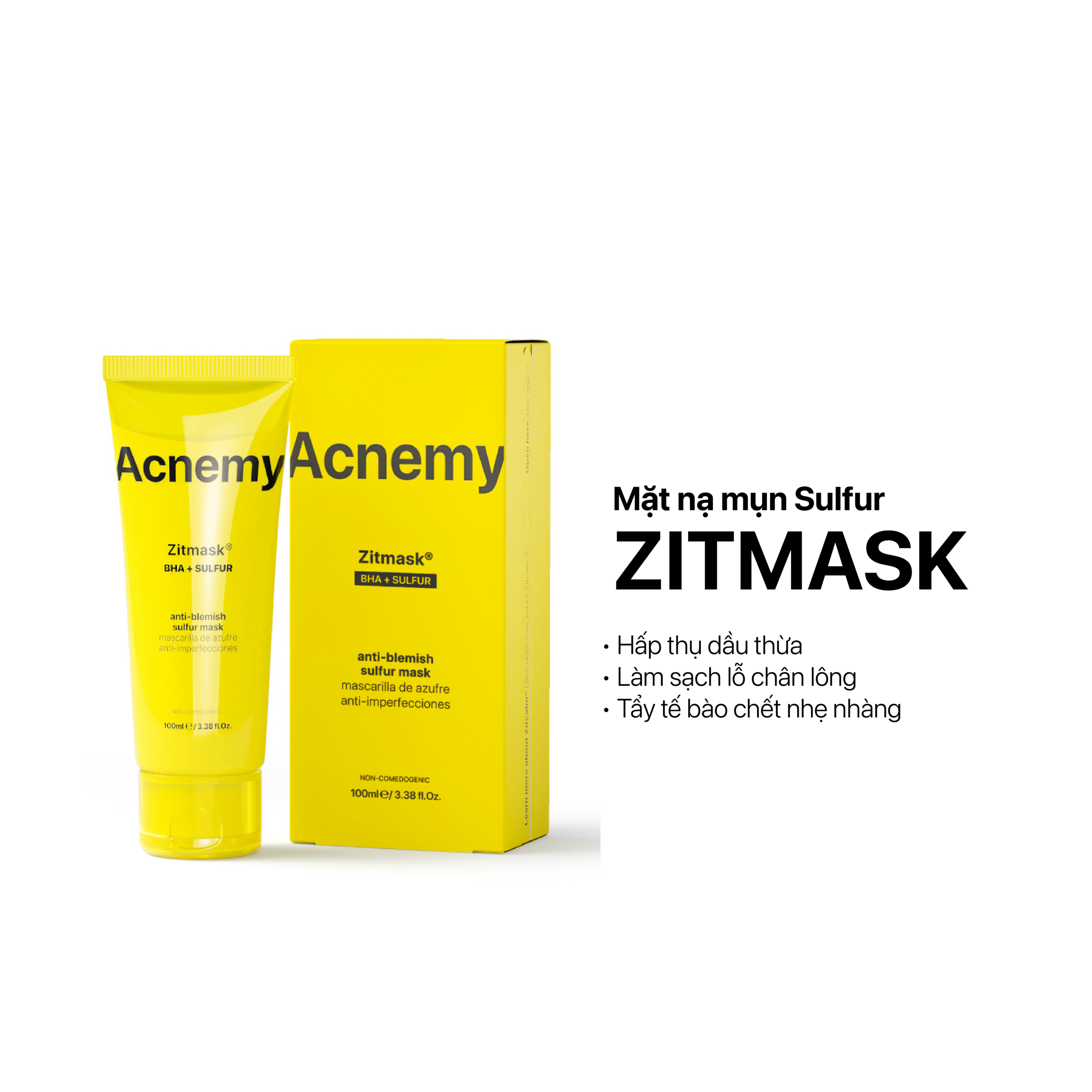 Acnemy ZITMASK Anti-Blemish Sulfur Mask (1)